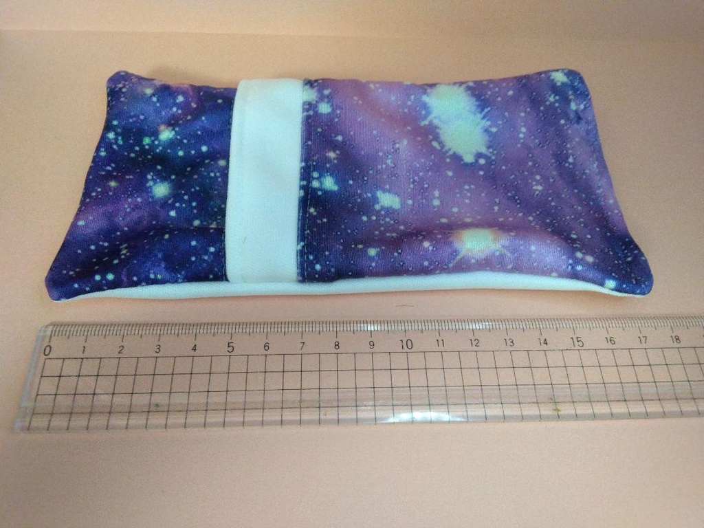 【ハンドメイド】1/12程度 美プラ・ドール向け 布団風ポーチ【宇宙柄】