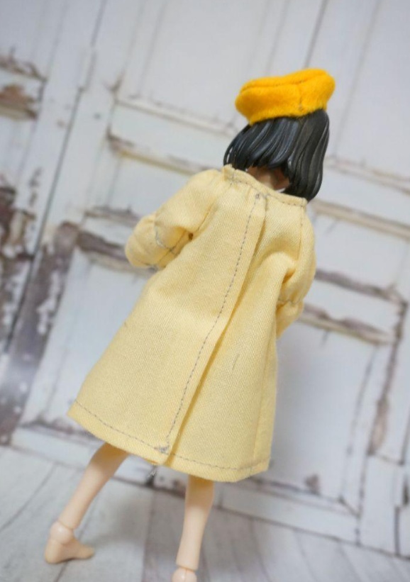 【ハンドメイド】幼稚園児スモッグ風衣装 各色【ミニチュア】