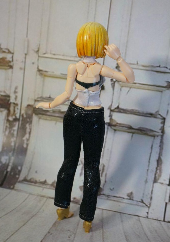 【ハンドメイド】1/12 ギャル姉風コスチューム・パンツスタイル【ミニチュア】