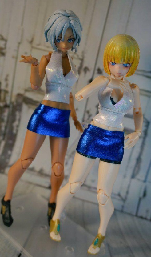 【ミニチュア・ハンドメイド】1/12サイズ向け/OL風キャンギャル衣装