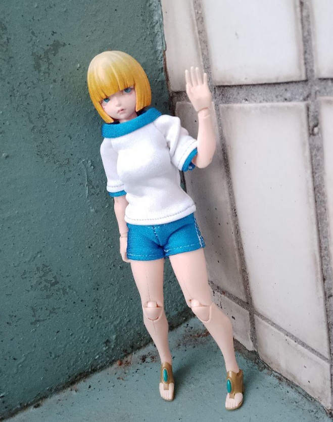 【ハンドメイド】1/12青・赤の体操服【S~M向け・でもかなりフリーサイズ】