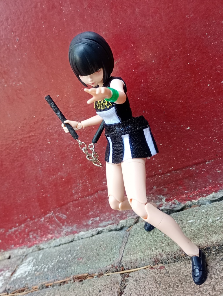 【ハンドメイド5色】1/12チアリーダー(チアガール衣装)【かなりフリーサイズ】