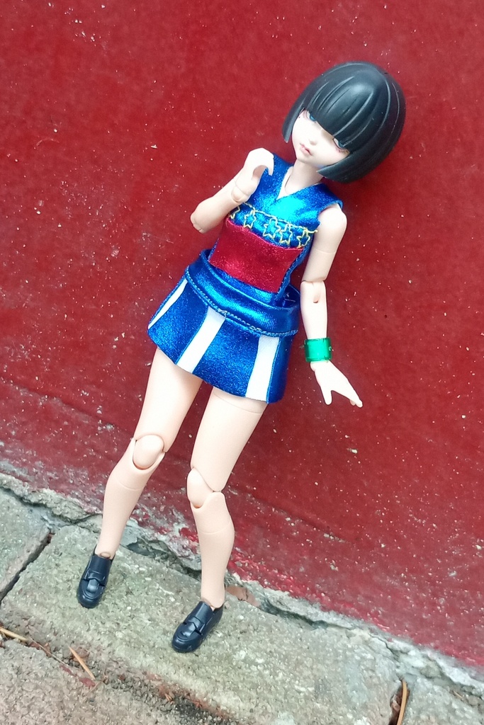 【ハンドメイド5色】1/12チアリーダー(チアガール衣装)【かなりフリーサイズ】