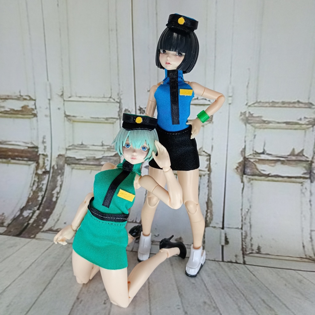 【ハンドメイド】1/10〜12サイズ セクシーポリス&セクシーアーミー衣装