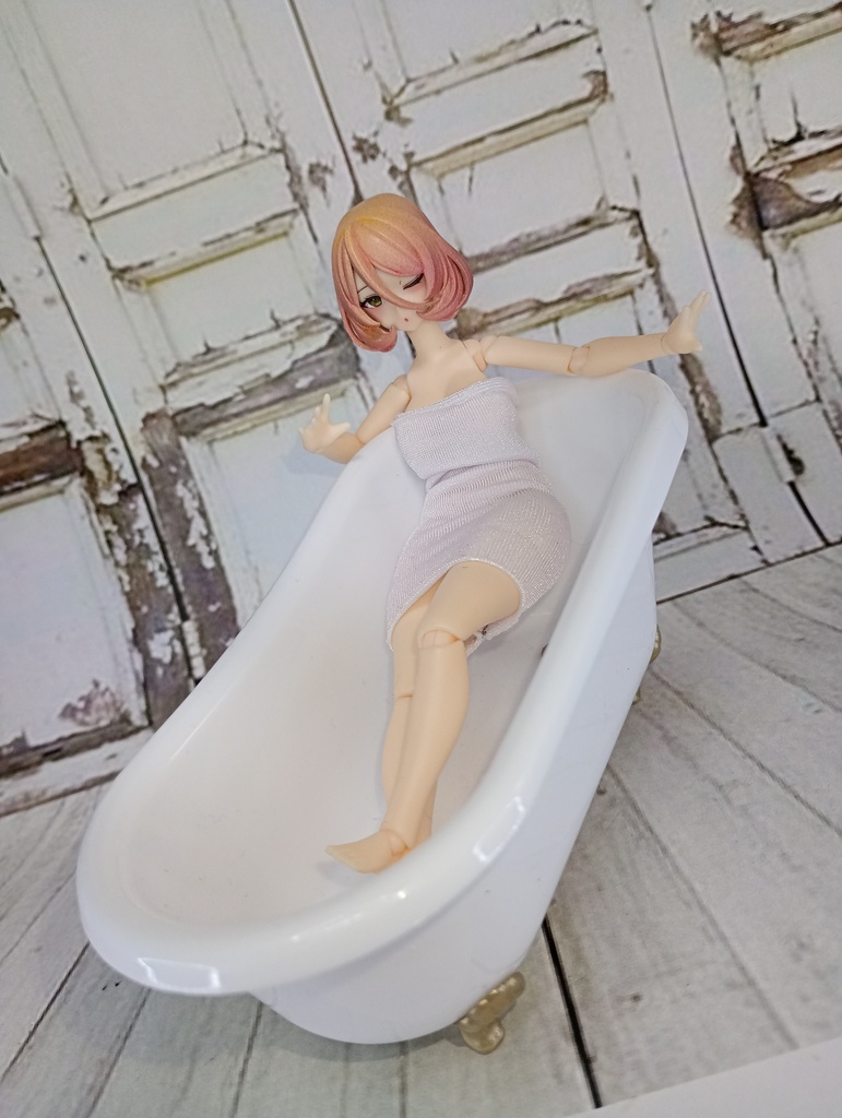 【編集中】ミニチュアハンドメイド･湯上がりタオル