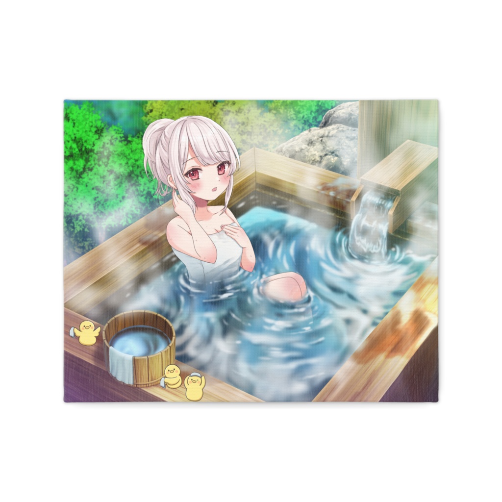 温泉キャンバスアート(夏)