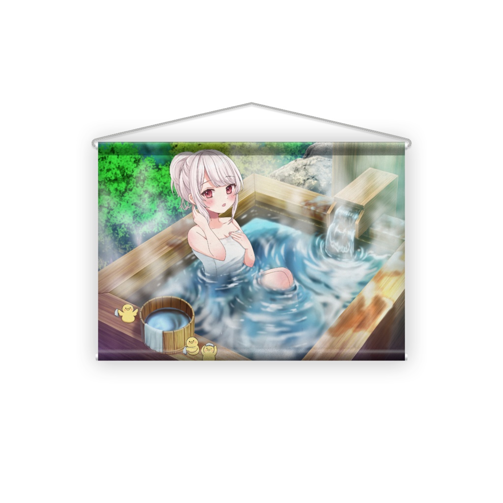 温泉タペストリー(夏)