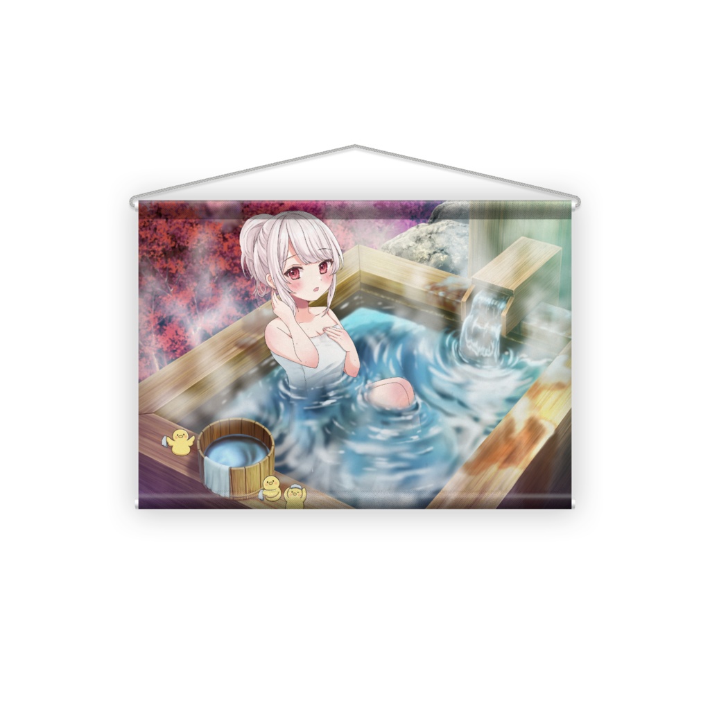 温泉タペストリー(秋)