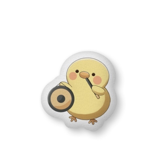 どじゃーんひよこ_ふかふかクッション