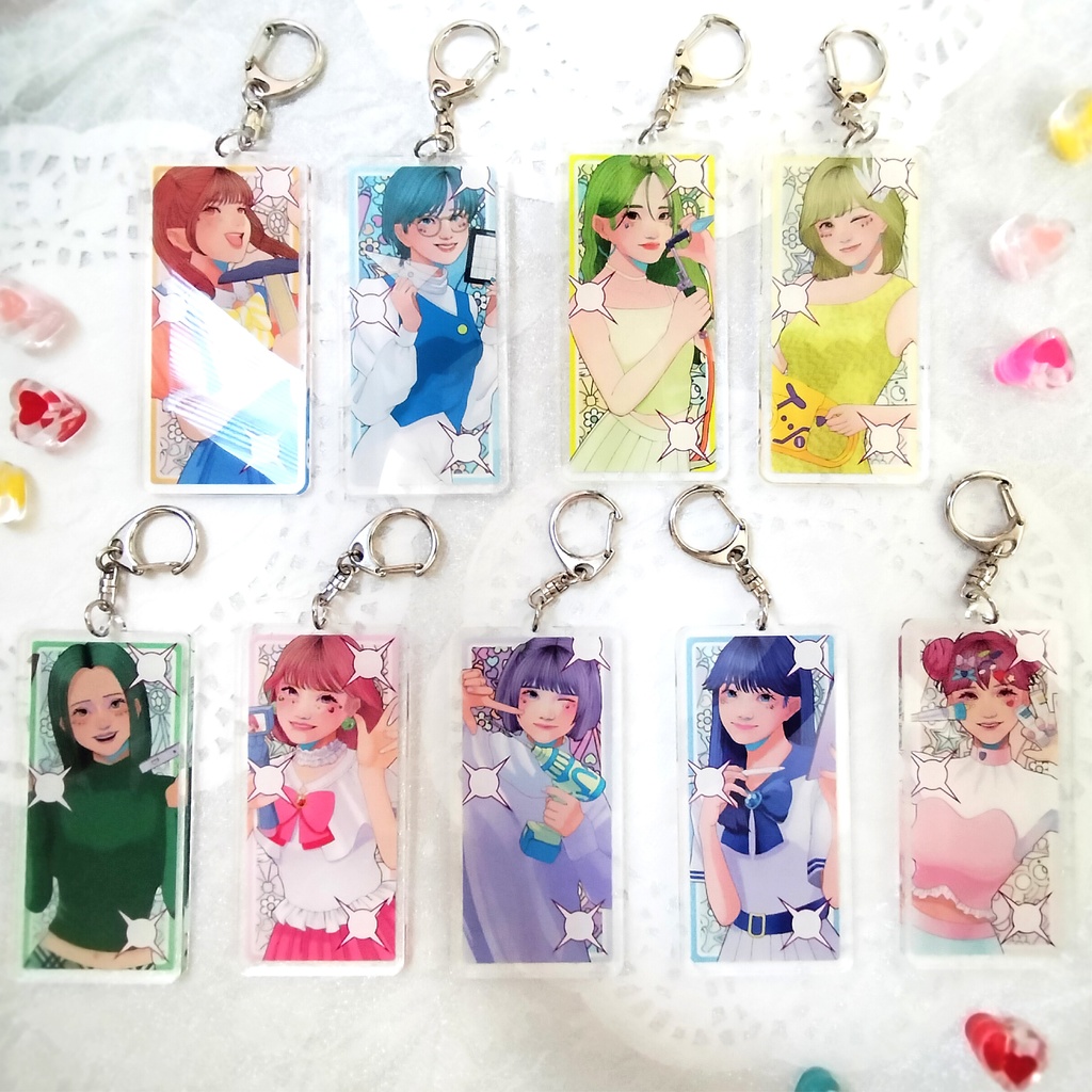 IDOL×ARTアクリルキーホルダー 全9種
