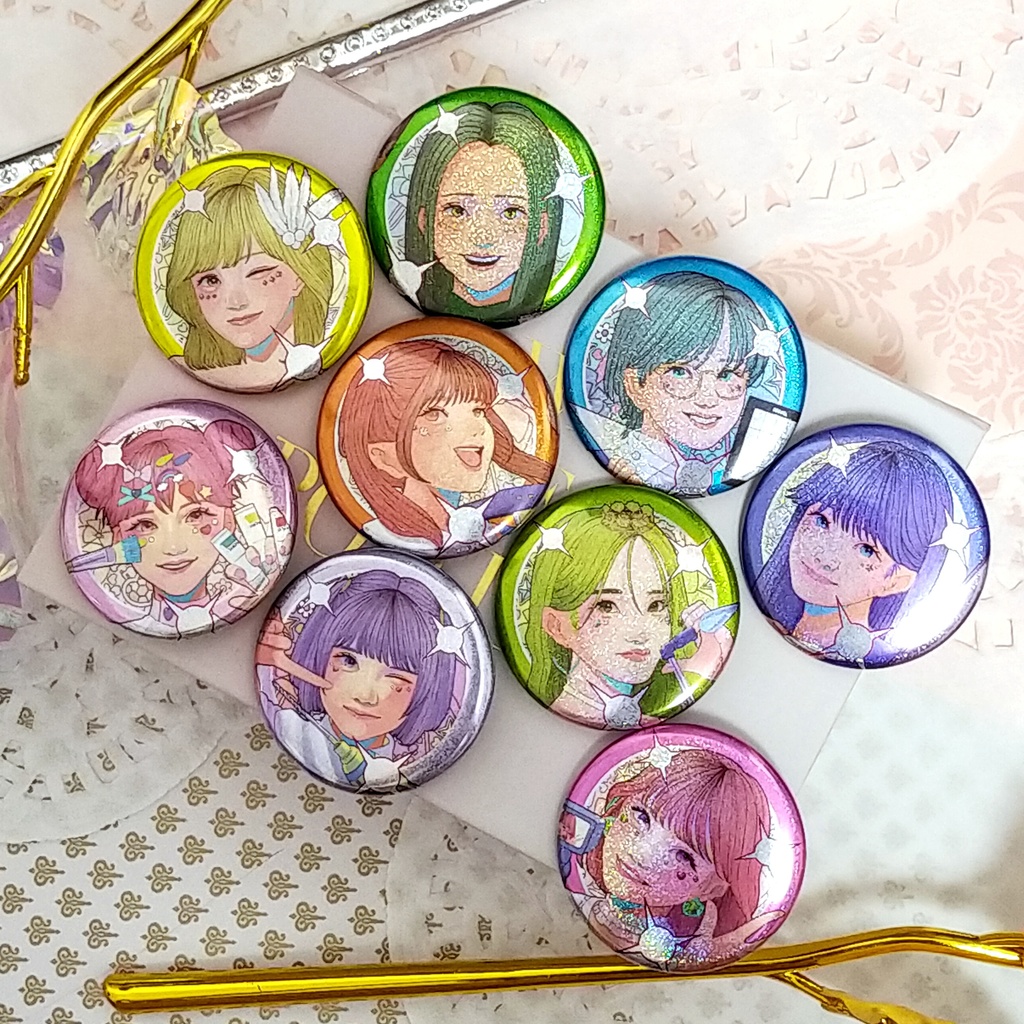 IDOL ×ART缶バッジ 全9種