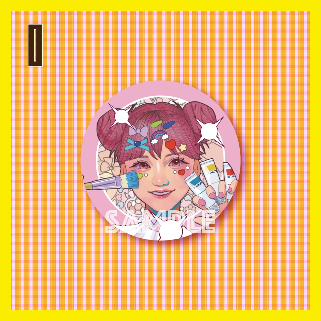 IDOL ×ART缶バッジ 全9種