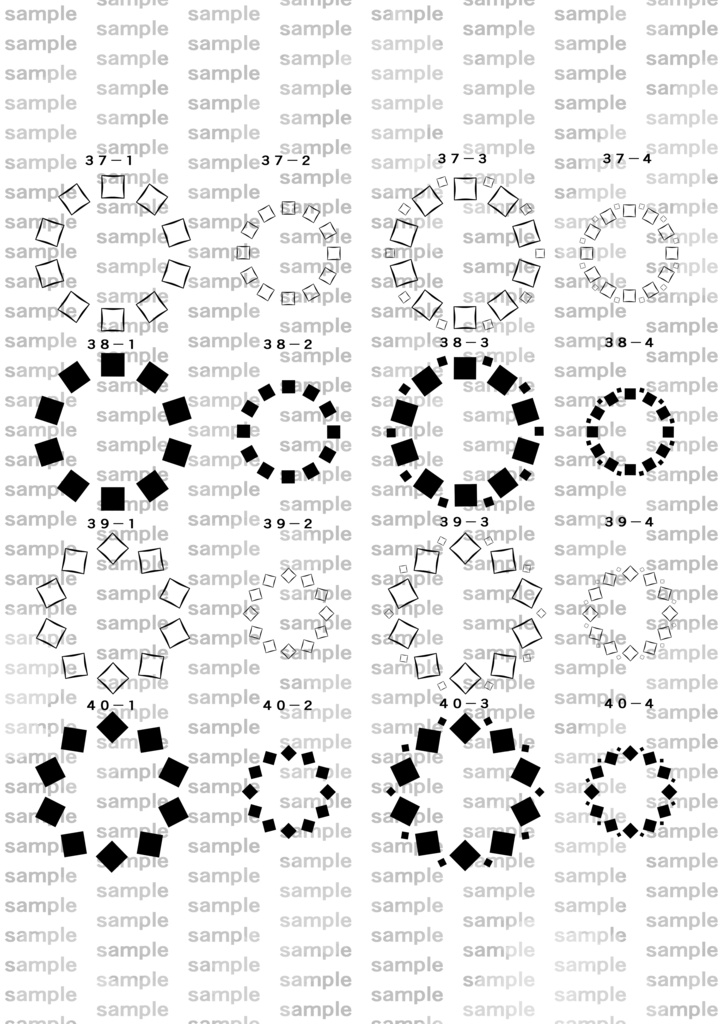 円環素材集2(21~40)
