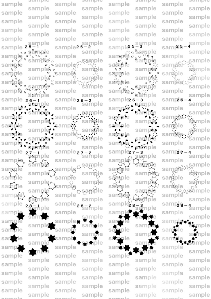 円環素材集2(21~40)