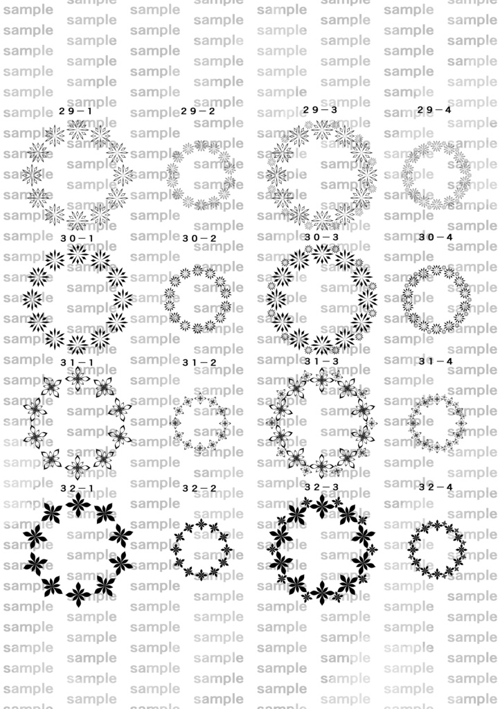 円環素材集2(21~40)