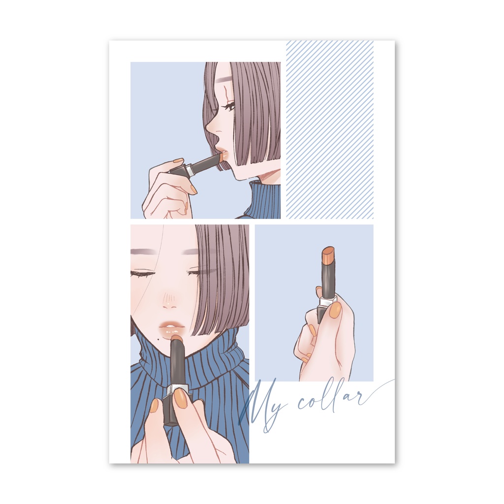 ポストカード（Orange lip）