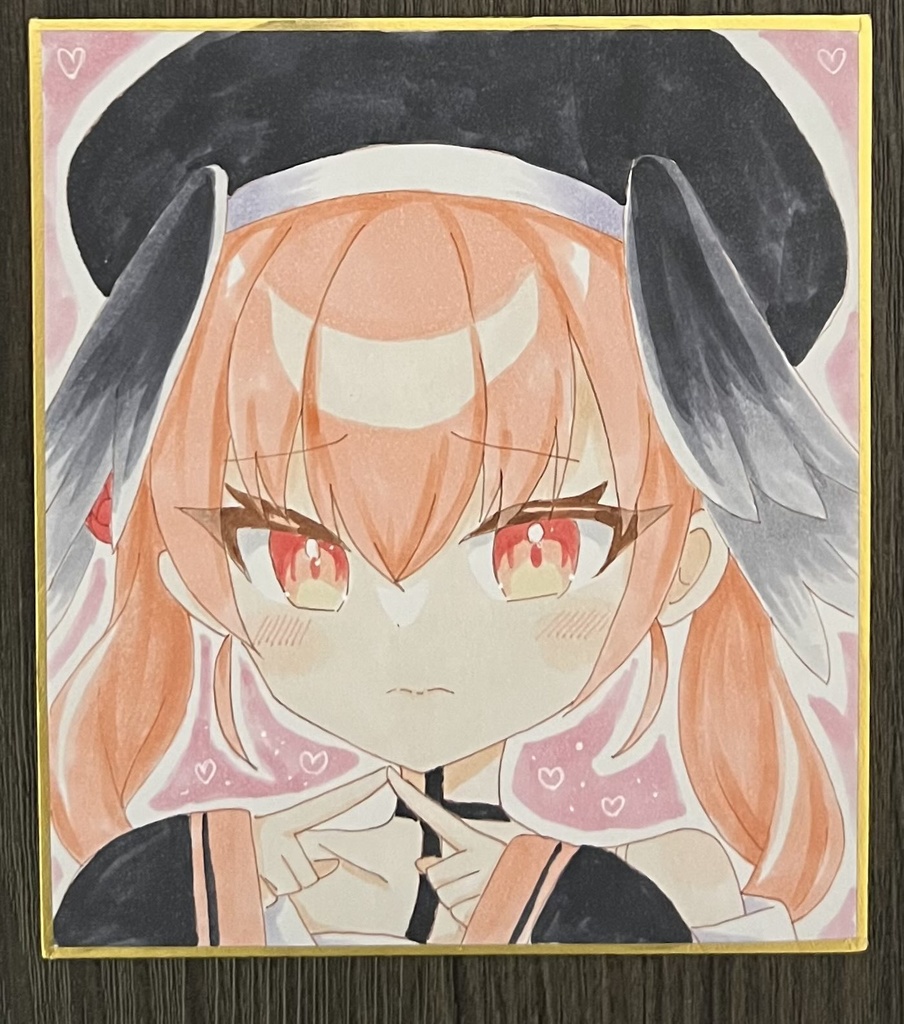 【ブルアカ】下江コハル 色紙(原画)