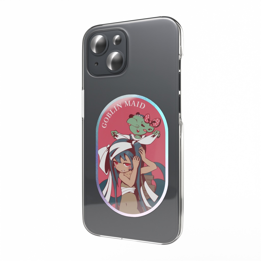 【オーロラ】ゴブリンのメイドさんステッカー