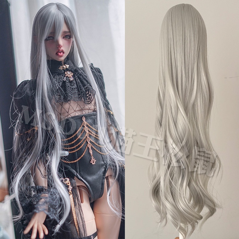 ロングウェーブウィッグ 1/3 1/4 耐熱 ソフトファイバー