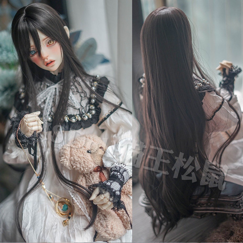 ロングウェーブウィッグ 1/3 1/4 耐熱 ソフトファイバー