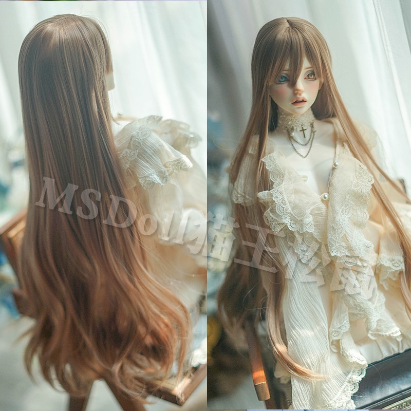 ロングウェーブウィッグ 1/3 1/4 耐熱 ソフトファイバー