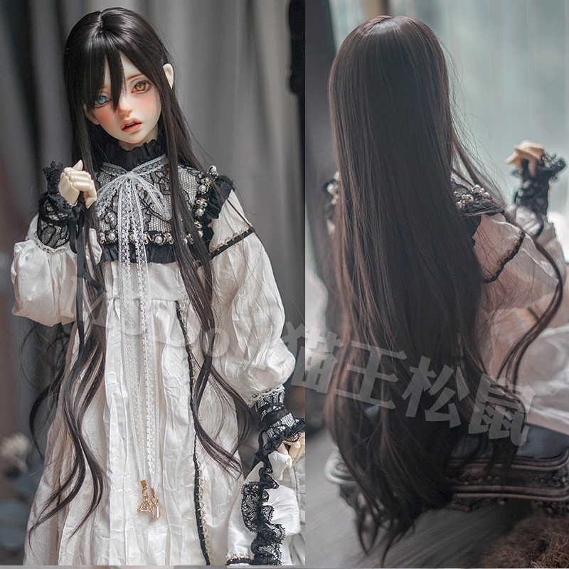 ロングウェーブウィッグ 1/3 1/4 耐熱 ソフトファイバー