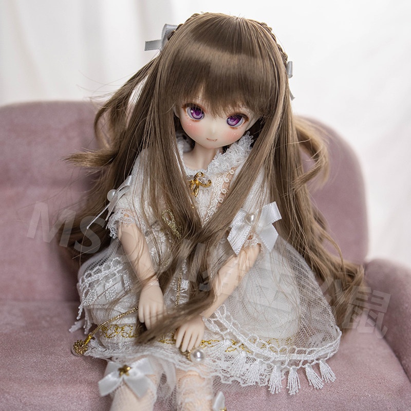 1/8 1/12 ドーナツ編み・ロングウェーブウィッグ