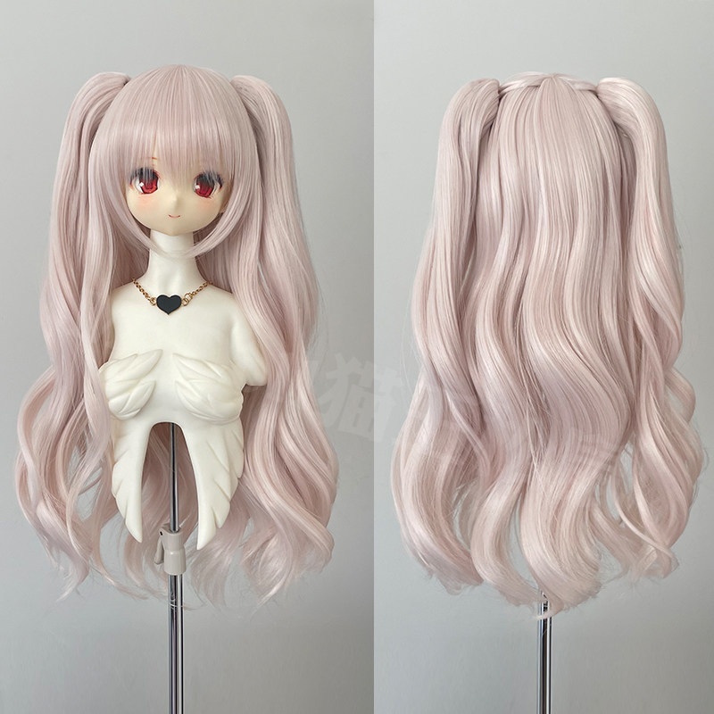 1/4 7色 ツインテールウィッグ ツインテール取り外し可能
