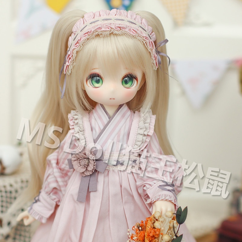 1/4 7色 ツインテールウィッグ ツインテール取り外し可能