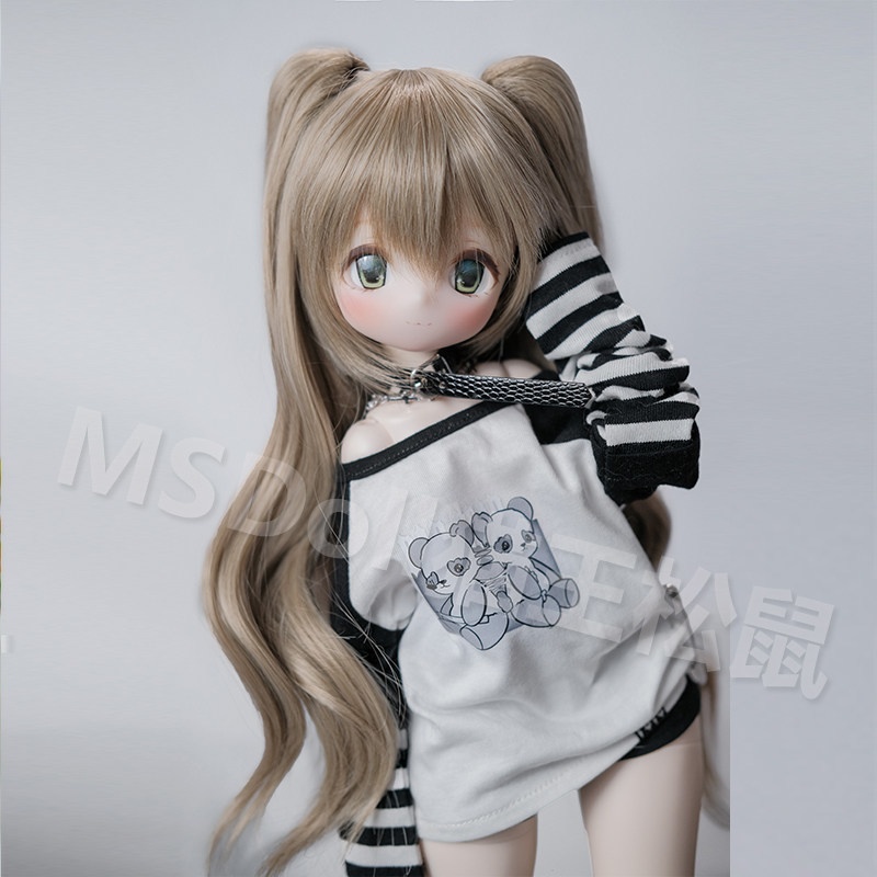 1/4 7色 ツインテールウィッグ ツインテール取り外し可能