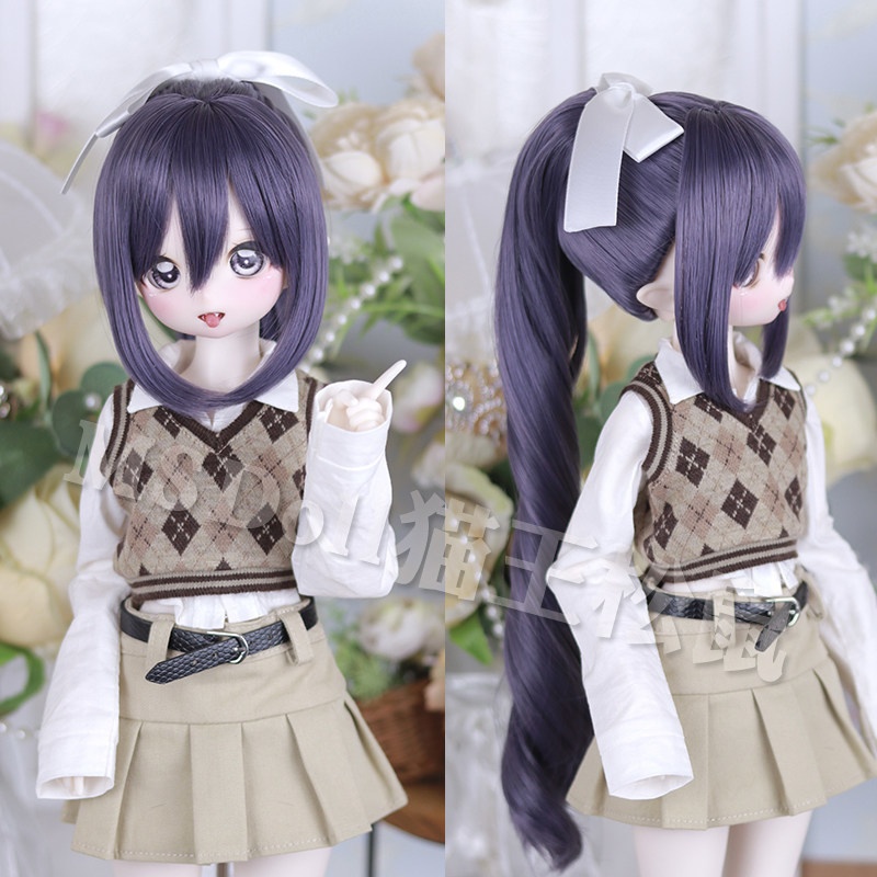 1/3 1/4 9色 ふわふわロングカール ポニーテール 耐熱