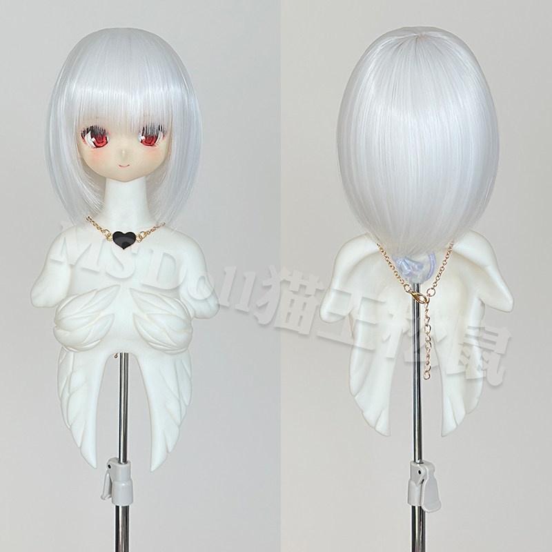 1/3 1/4 1/6 ショートヘア ドール用ウィッグ 耐熱