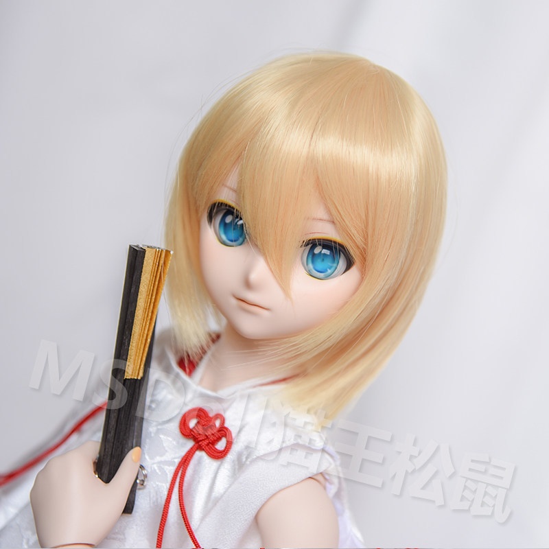 1/3 1/4 1/6 ショートヘア ドール用ウィッグ 耐熱