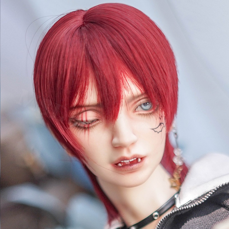 1/3 1/4 1/6 ボーイッシュショート ドール用ウィッグ 耐熱