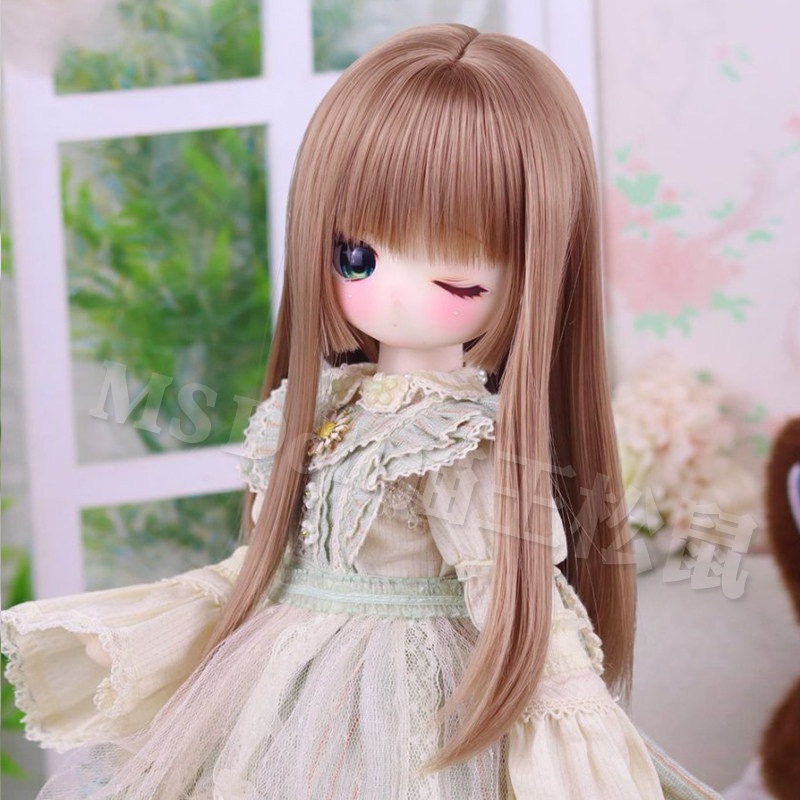 1/3 1/4 姫カット ドール用ウィッグ 耐熱
