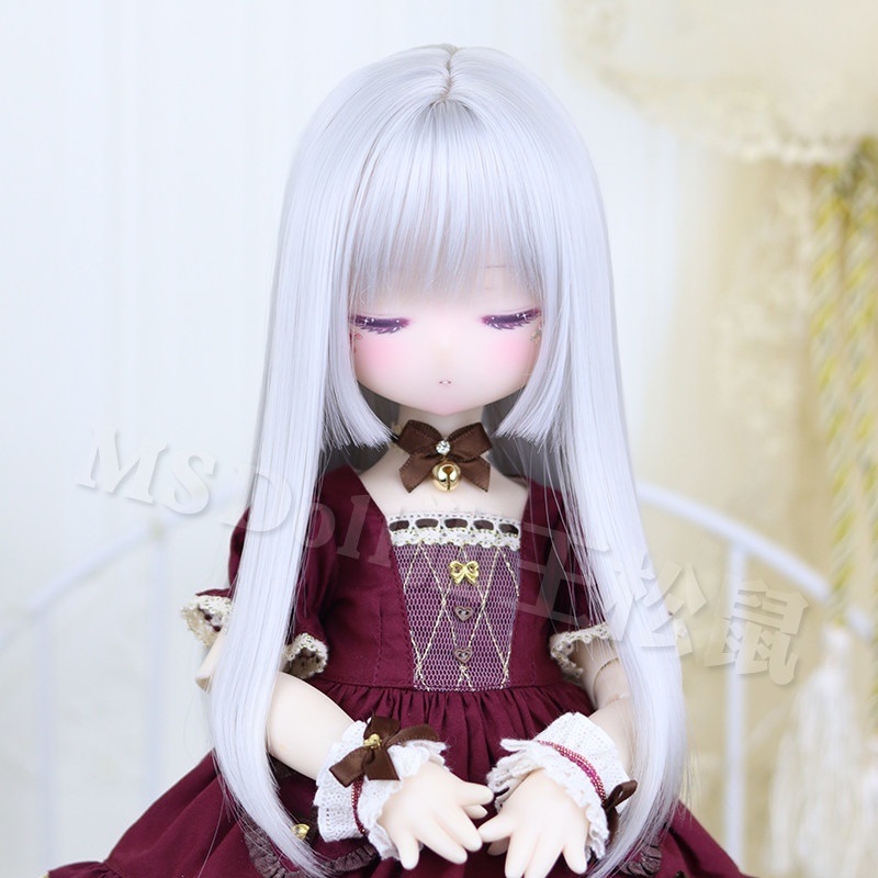 1/3 1/4 姫カット ドール用ウィッグ 耐熱