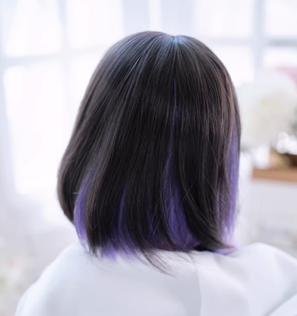 ポイントカラーショート ドール用ウィッグ 耐熱