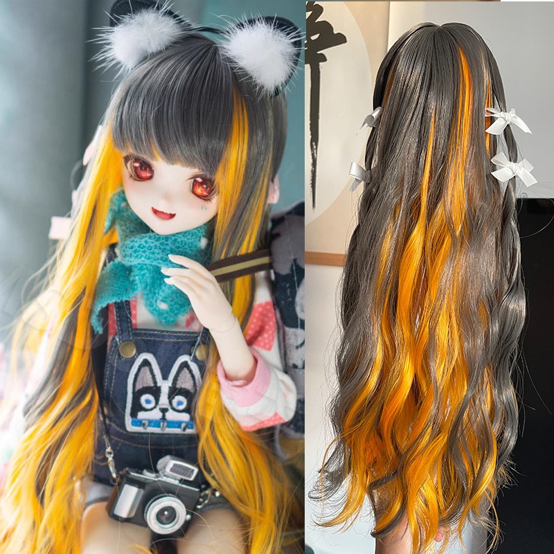 ハイライト　ドール用ウィッグ　耐熱
