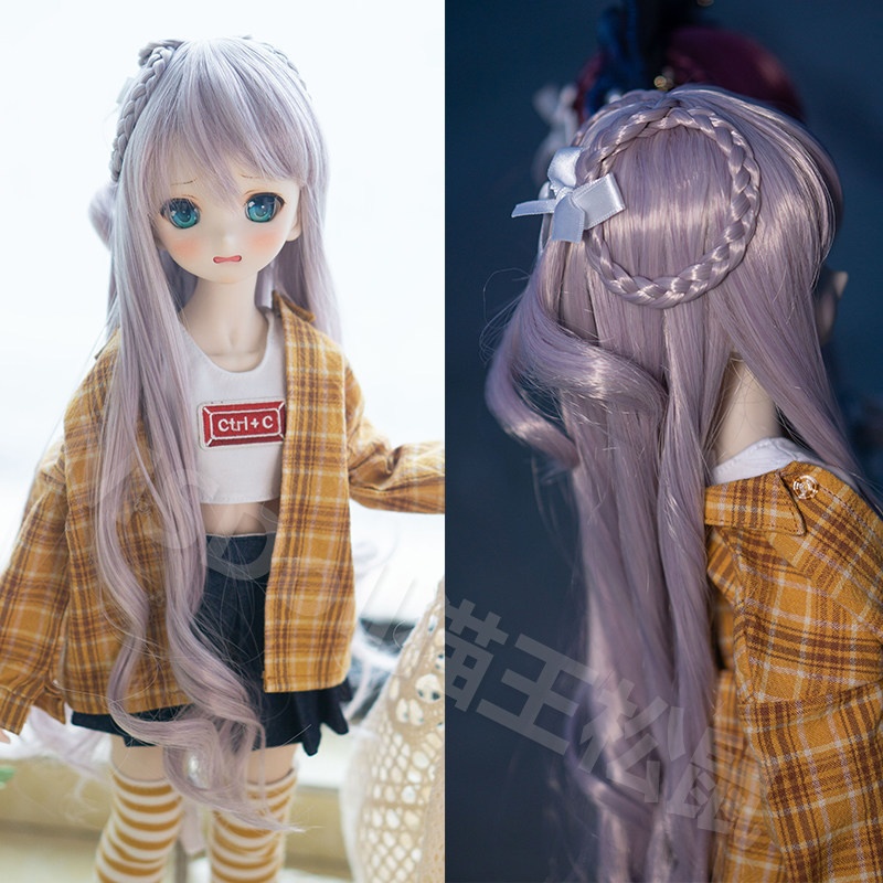 1/3 1/4 1/6 ロングカール ドール用ウィッグ 耐熱
