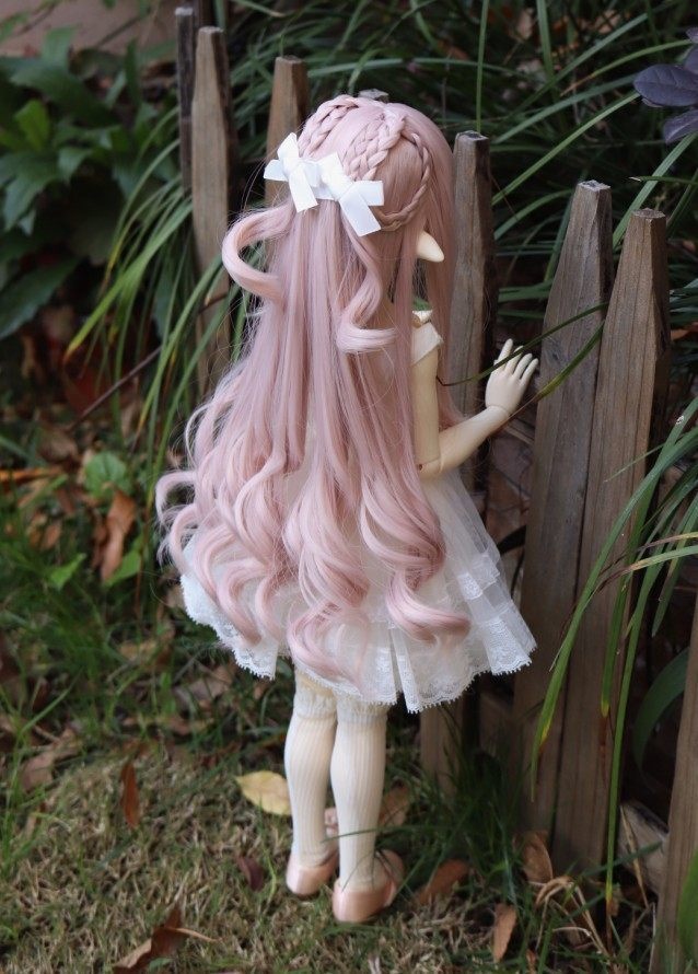 1/3 1/4 1/6 ロングカール ドール用ウィッグ 耐熱