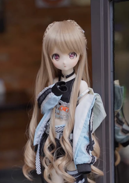 1/3 1/4 1/6 ロングカール ドール用ウィッグ 耐熱