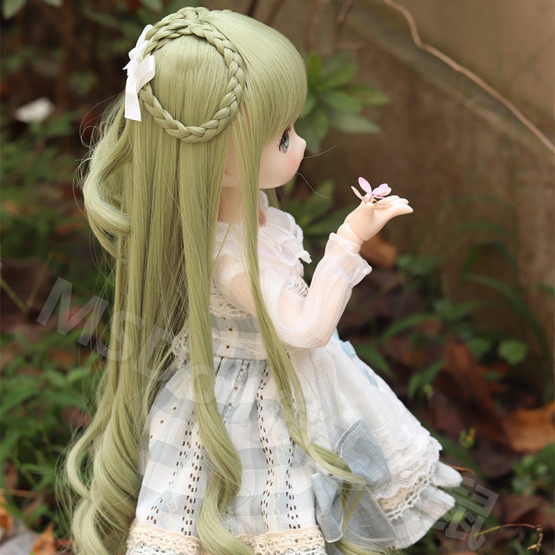 1/3 1/4 1/6 ロングカール ドール用ウィッグ 耐熱