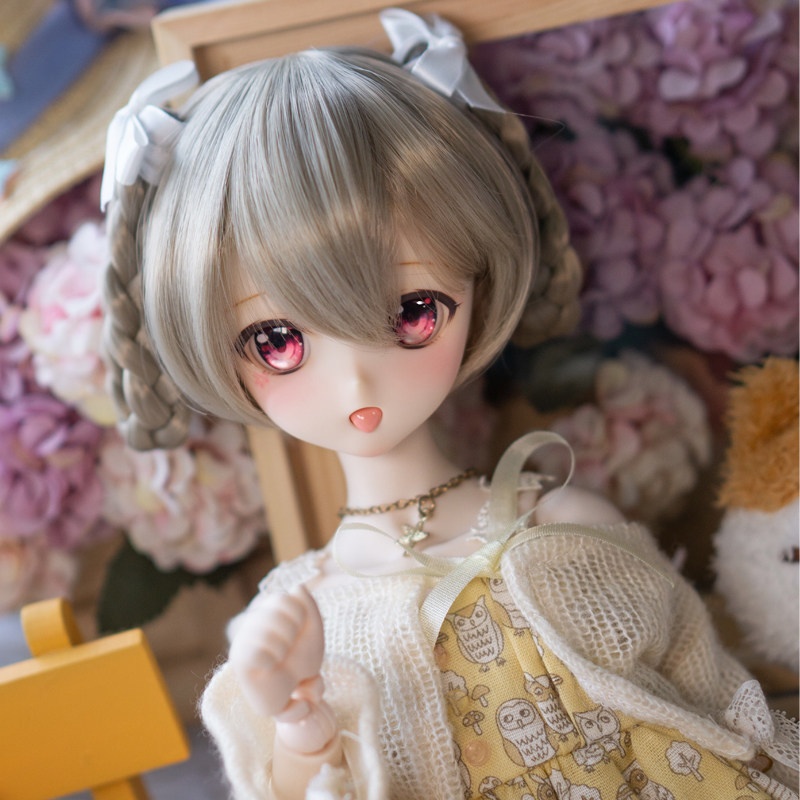 1/3　1/4 　1/6　和風ツインテール　ドール用ウィッグ　耐熱