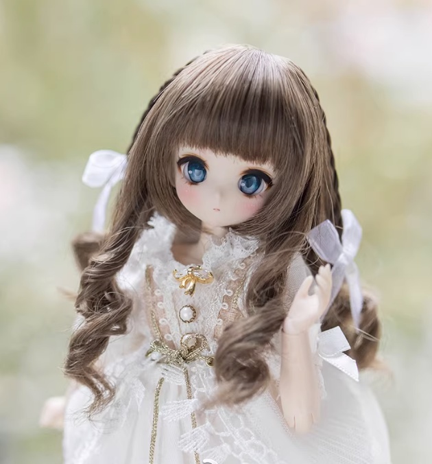 1/12 1/8 ダブルサイドブレイド ドール用ウィッグ 耐熱 【頭囲12-13cm】