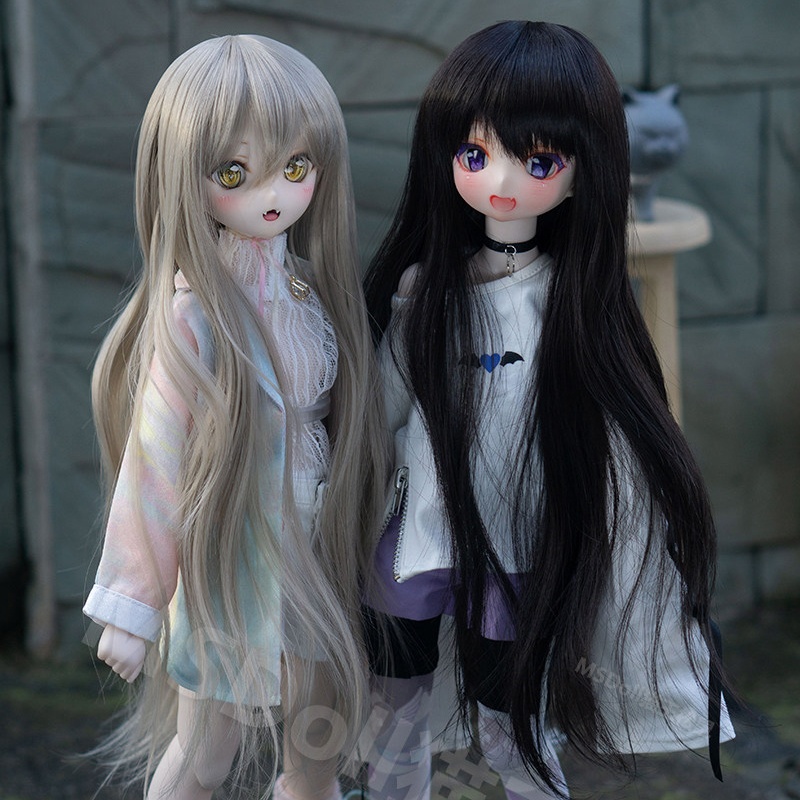 1/3　1/4 　1/6　ロングカールウィッグ　ドール用ウィッグ　耐熱