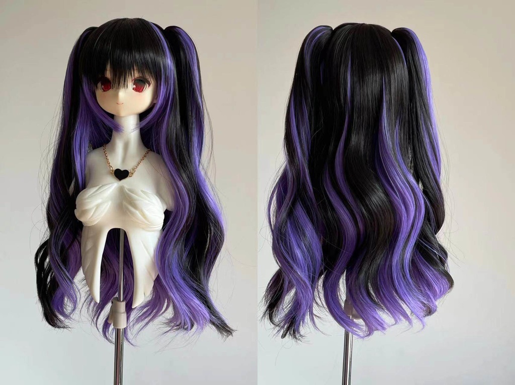 1/3 1/4 1/6 ハイライト ドール用ウィッグ 耐熱