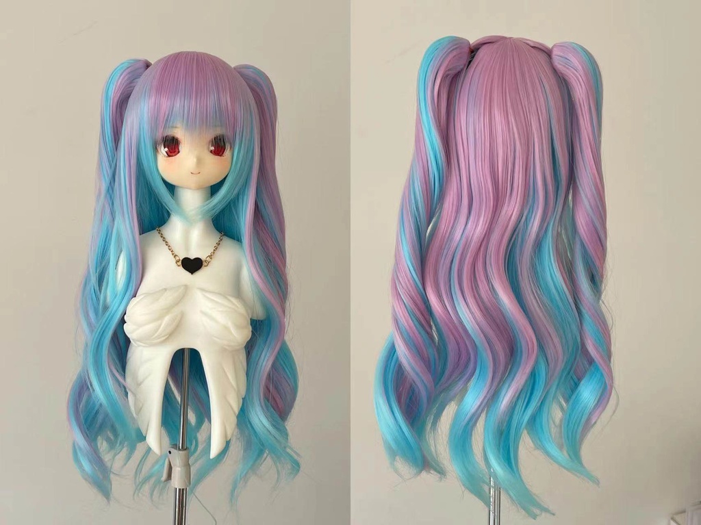 1/3 1/4 1/6 ハイライト ドール用ウィッグ 耐熱