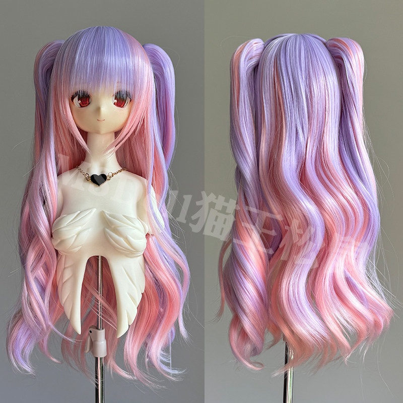 1/3 1/4 1/6 ハイライト ドール用ウィッグ 耐熱