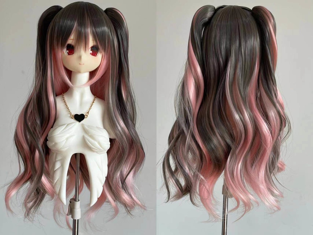 1/3 1/4 1/6 ハイライト ドール用ウィッグ 耐熱