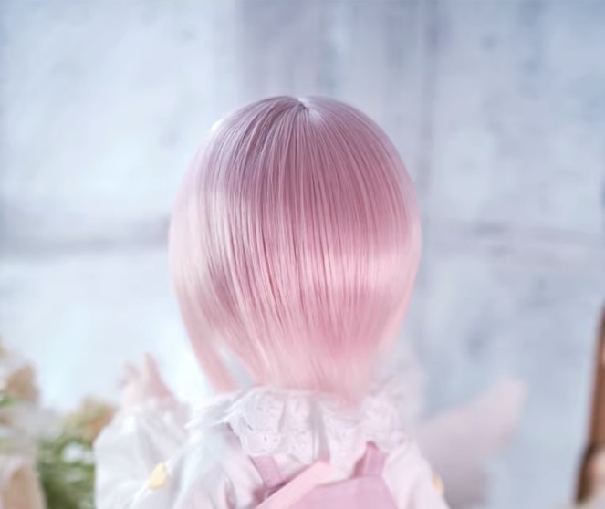 1/3 1/4 ショート ドール用ウィッグ 耐熱